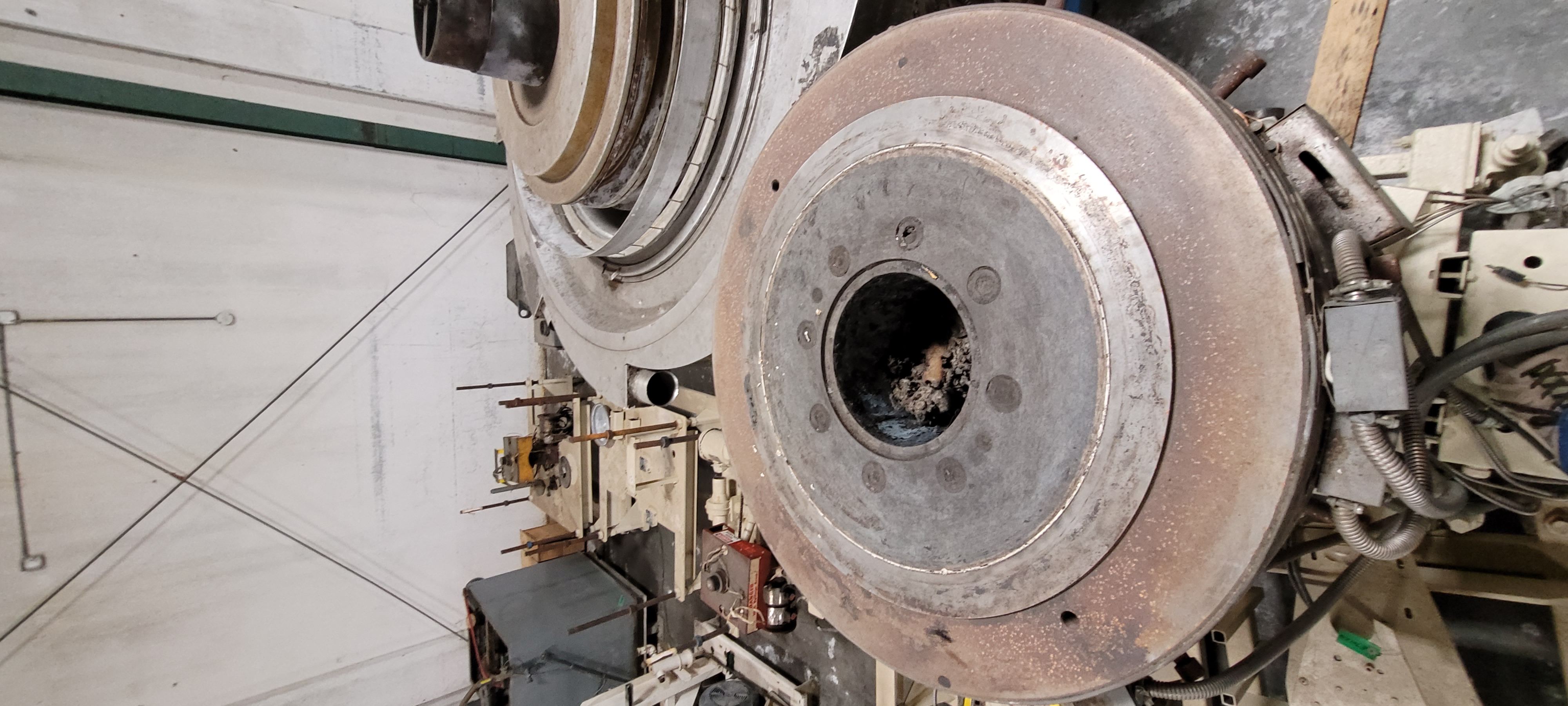 19 1/2" Blown Film Die with a .070 gap on a non-rotating die cart